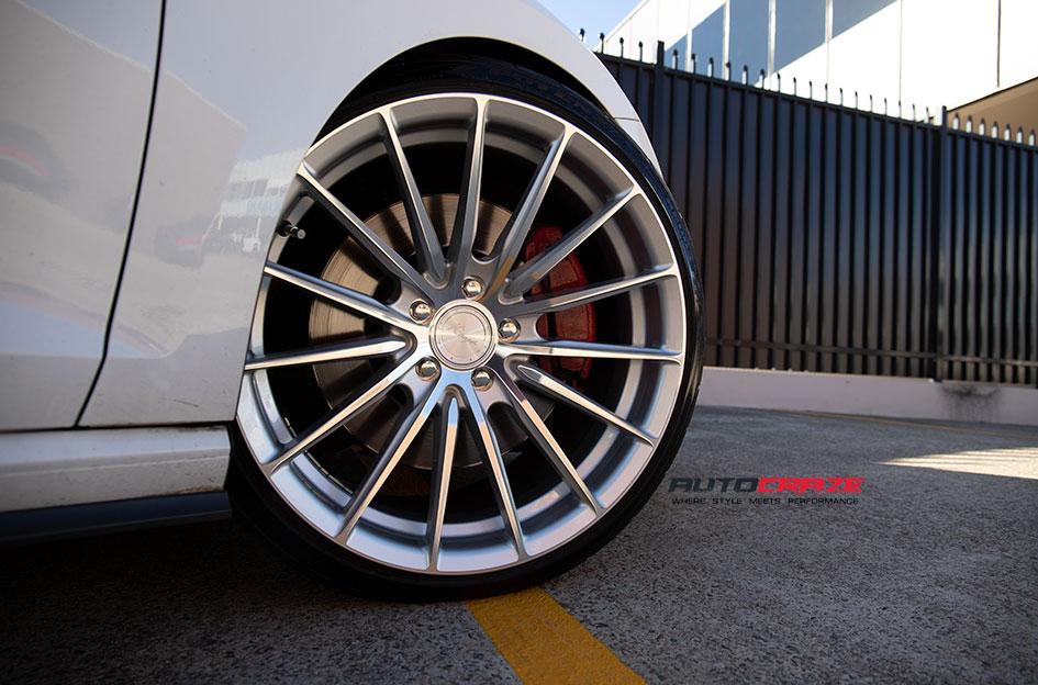 VOLKSWAGEN GOLF SF09 SILVER MACHINED
